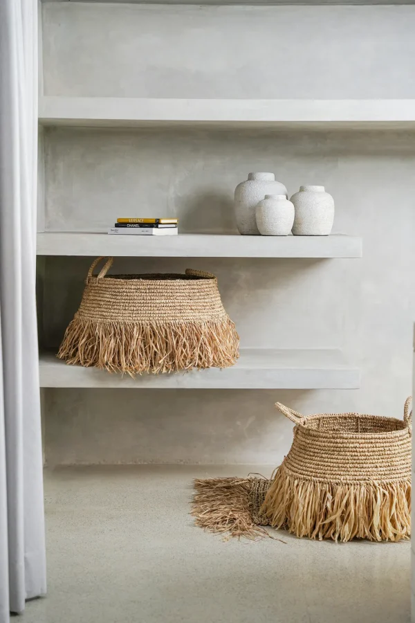 bazar bizar de raffia deluxe mand - m - Afbeelding 2