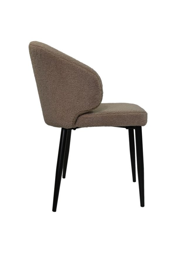 hsm collection eetkamerstoel yuna taupe | set van 2 - Afbeelding 3