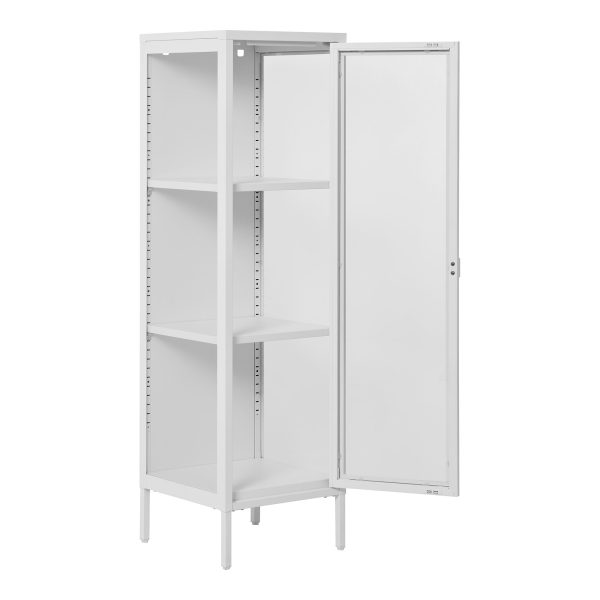 house nordic brisbane vitrinekast - wit - Afbeelding 4