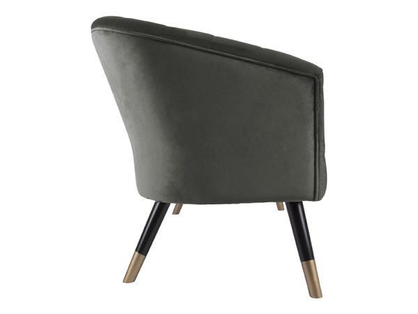 leitmotiv bank royal - velvet - taupe - groen - Afbeelding 3