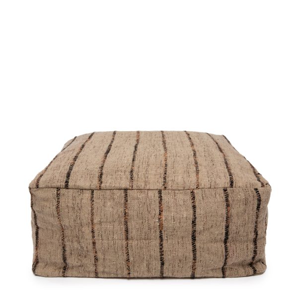 bazar bizar de oh my gee poef - beige - zwart