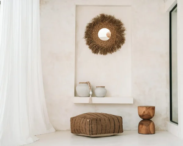 bazar bizar de oh my gee poef - beige - zwart - Afbeelding 3