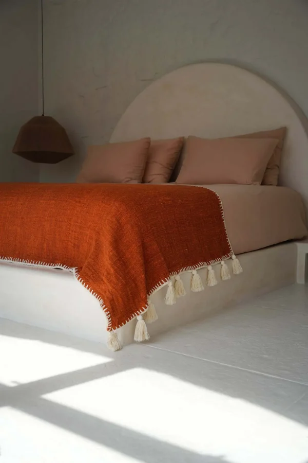 bazar bizar de stitch bedsprei - terracotta - Afbeelding 3