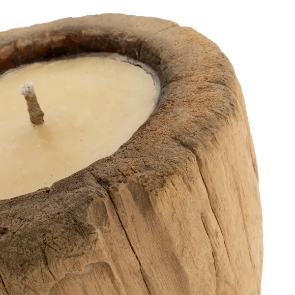 bazar bizar de kaarsen boomstam - naturel - Afbeelding 5