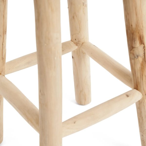 bazar bizar de raffia barkruk - Afbeelding 6