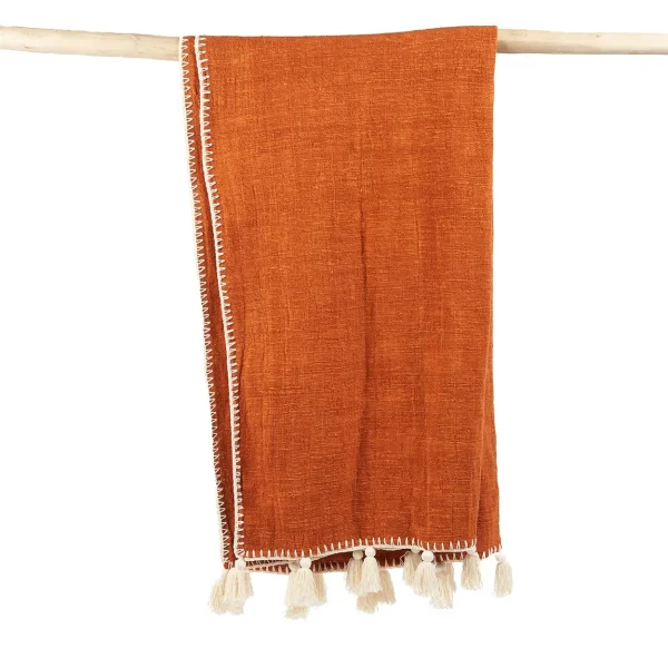 bazar bizar de stitch bedsprei - terracotta - Afbeelding 7
