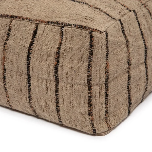 bazar bizar de oh my gee poef - beige - zwart - Afbeelding 8