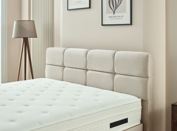 dreamehouse boxspring vida - velvet - beige - 140x200 - Afbeelding 2