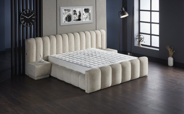 dreamehouse boxspring Iosbedd - beige - 160x200 - met bergruimte - Afbeelding 3