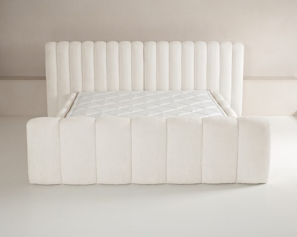 adore designbed chique - beige - 180x200 - zonder matras - Afbeelding 3