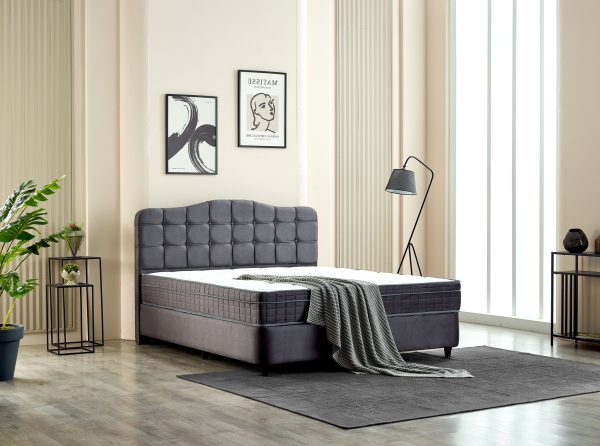 dreamehouse boxspring marrakech - antraciet - 160x200 - met bergruimte - Afbeelding 3