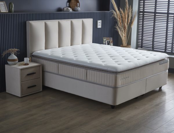 dreamehouse boxspring birdybedd - beige - 180x200 - met bergruimte - Afbeelding 4