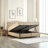 dreamehouse boxspring marrakech - kunstleer - beige - 160x200 - met bergruimte - Afbeelding 4