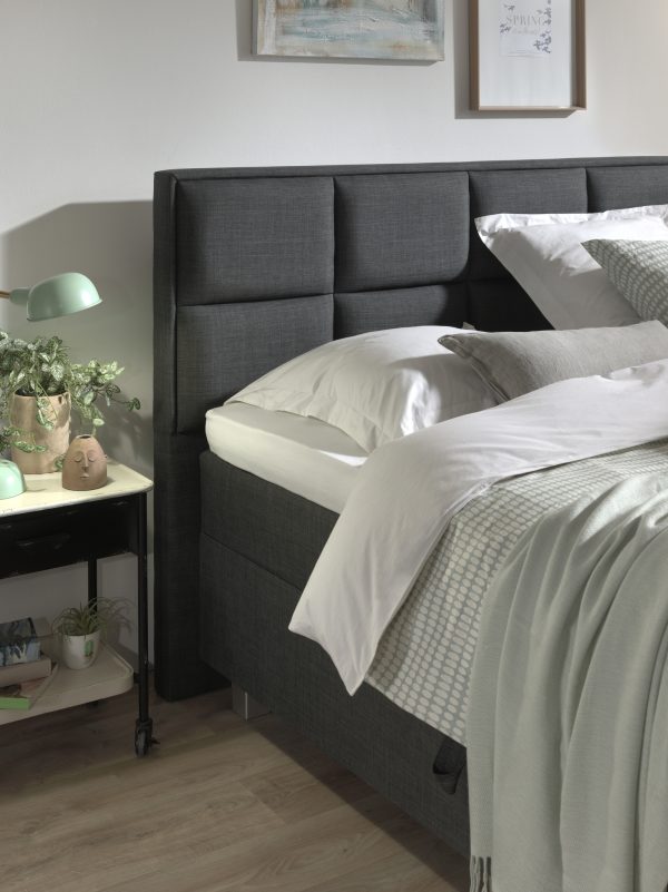 dreamehouse boxspring grande - antraciet - 180x200 - met bergruimte - Afbeelding 6