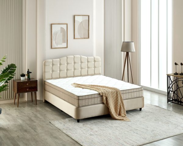 dreamehouse boxspring marrakech - beige - 160x200 - met bergruimte - Afbeelding 6