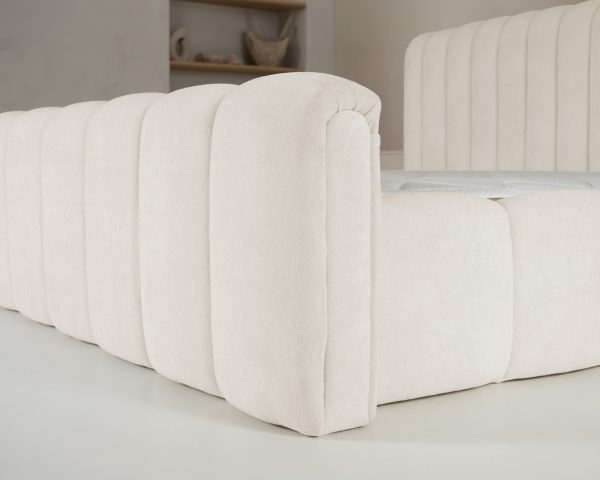 adore designbed chique - beige - 180x200 - zonder matras - Afbeelding 8