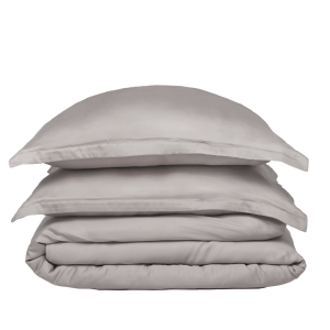 coco & cici tencel dekbedovertrek - taupe - 200x200cm