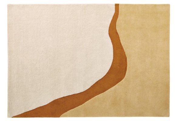 brinker carpets vloerkleed organix – goud - 160x230