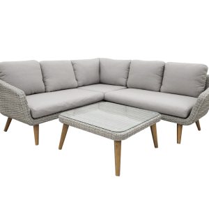 eurofar mira loungeset - licht grijs