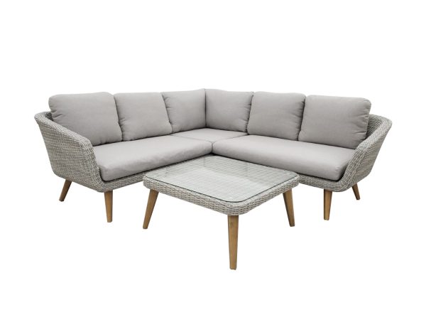 eurofar mira loungeset - licht grijs