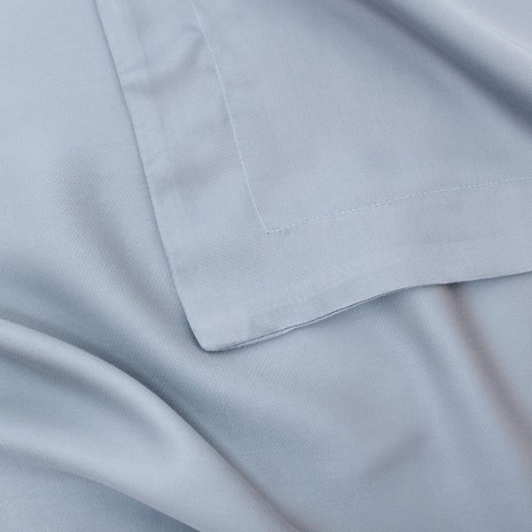 coco & cici tencel dekbedovertrek – 260×220 – lichtblauw - Afbeelding 2