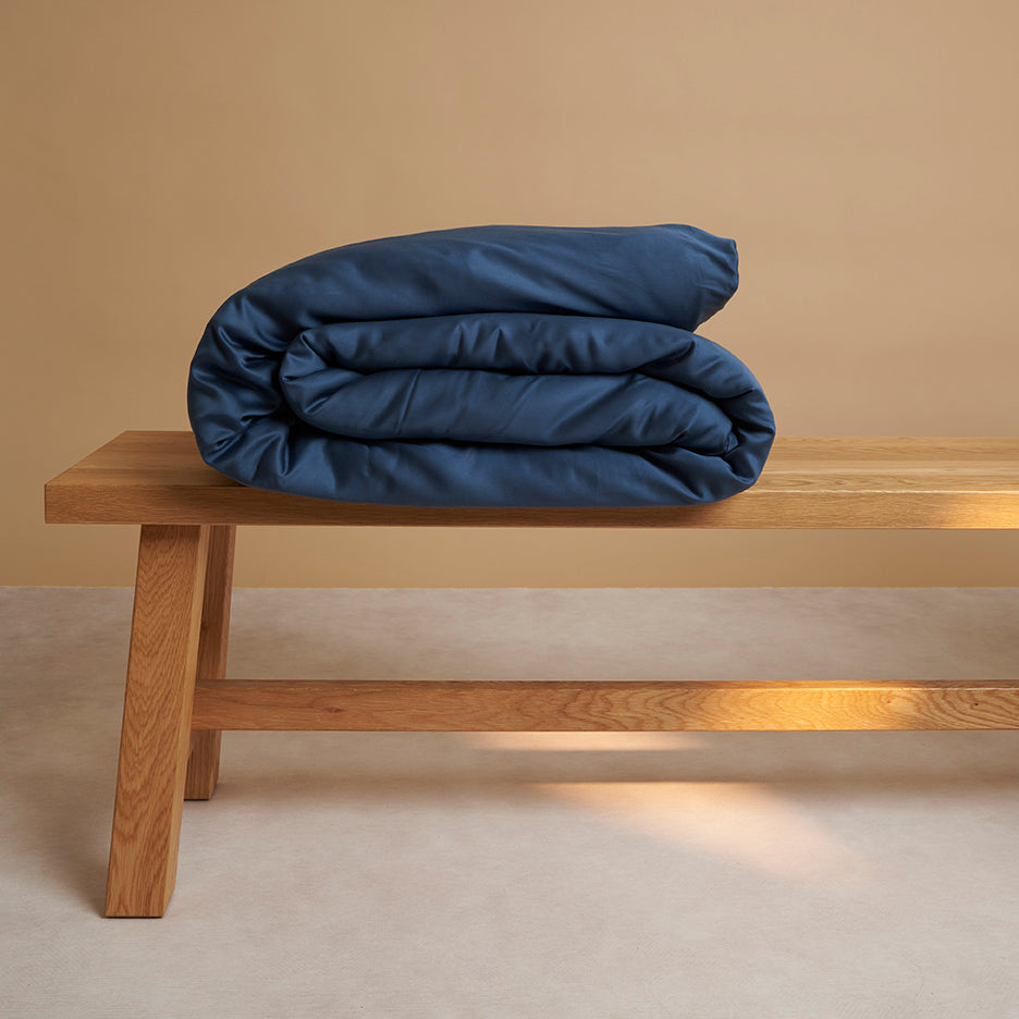 coco & cici tencel dekbedovertrek - blauw - 200x220cm - Afbeelding 2