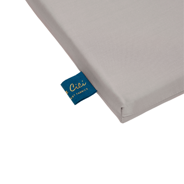 coco & cici tencel dekbedovertrek – 260×220 – taupe - Afbeelding 2