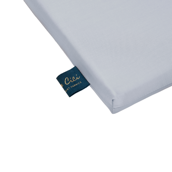 coco & cici tencel dekbedovertrek – 260×220 – lichtblauw - Afbeelding 3