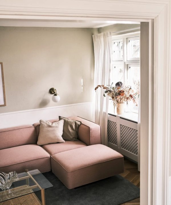 njordec utopia modulaire bank - subtiel roze - Afbeelding 3