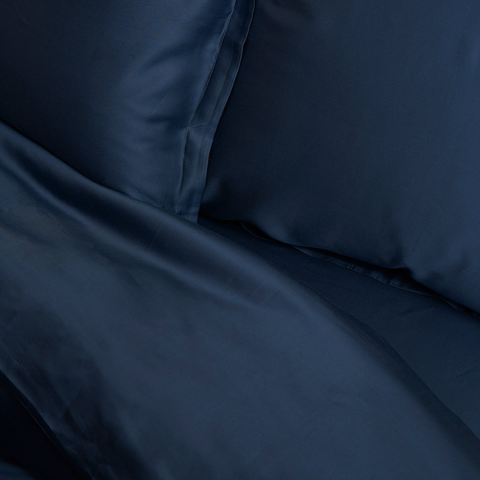 coco & cici tencel dekbedovertrek - blauw - 200x220cm - Afbeelding 5