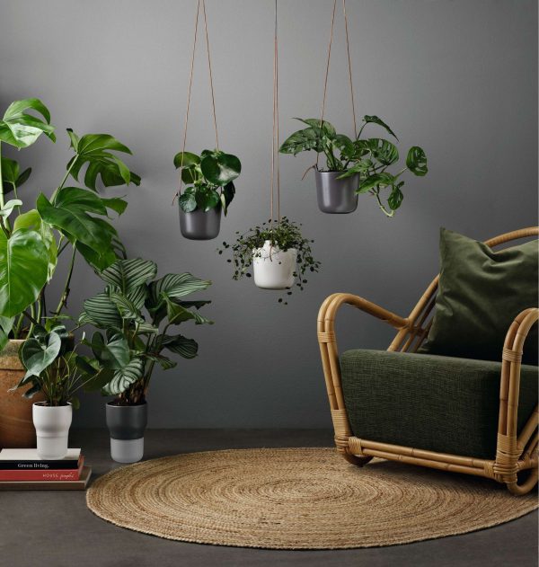 eva solo bloempot hangend - met bewateringssysteem - grijs - Afbeelding 6