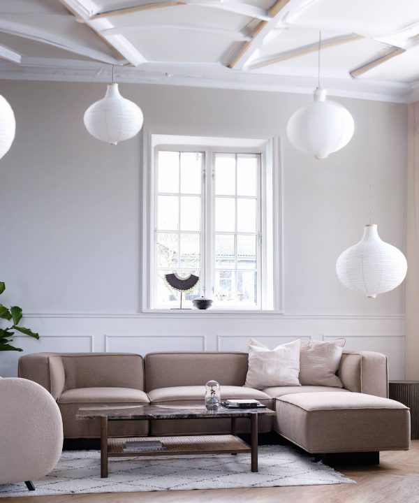 njordec utopia modulaire bank - hoek - donker beige - Afbeelding 7