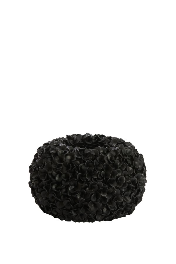 light & living vaas phylia - zwart - Ø38cm