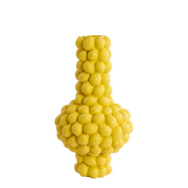light & living vaas lemon - geel - Ø32cm