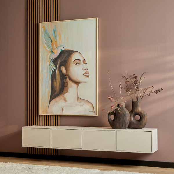 starfurn zwevend tv meubel vision - zand - 200 cm - Afbeelding 2