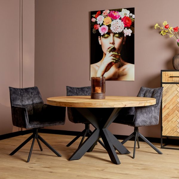 starfurn eettafel denver - Ø110 cm - Afbeelding 2