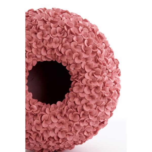 light & living vaas phylia - koraalrood - Ø38cm - Afbeelding 2