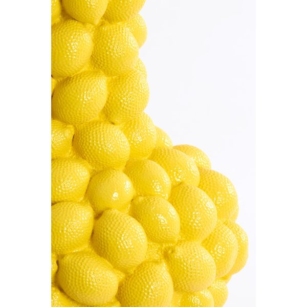 light & living vaas lemon - geel - Ø32cm - Afbeelding 2