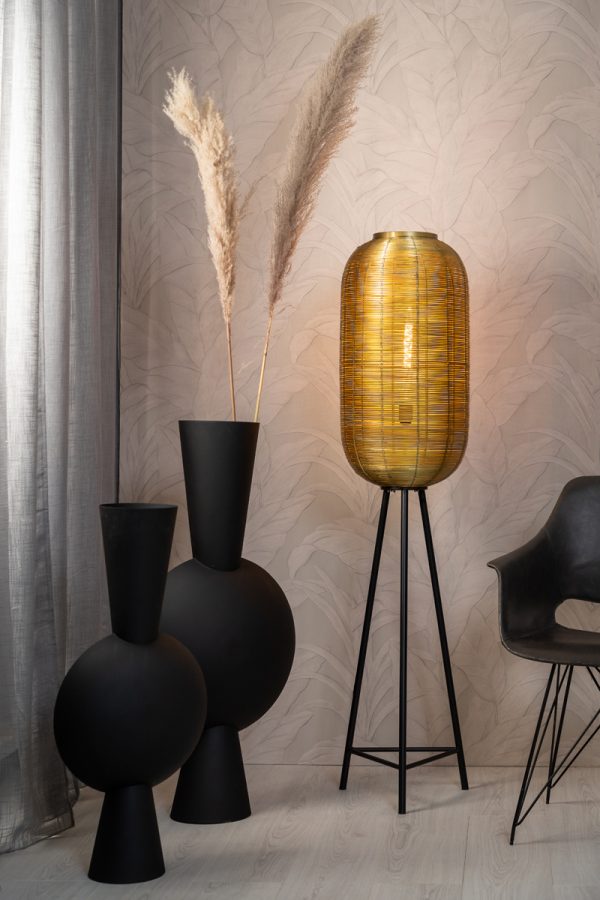 light & living vaas kavandu - zwart - Ø15cm - Afbeelding 2