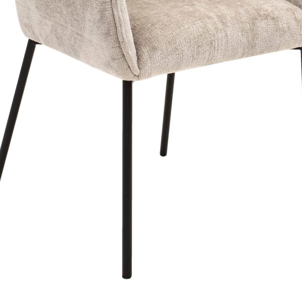 kick eetkamerstoel goos - grijs / beige - Afbeelding 11