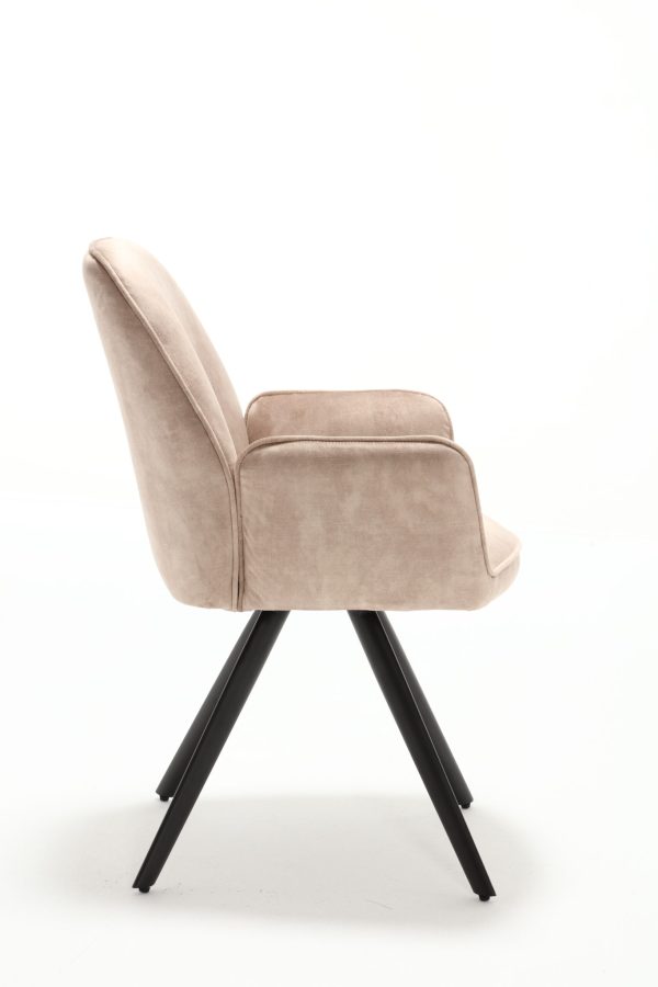 starfurn eetkamerstoel nova - beige - 2 stuks - Afbeelding 14
