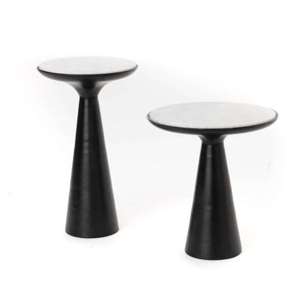 starfurn bijzettafel essy - zwart - Ø 38 cm - Afbeelding 3