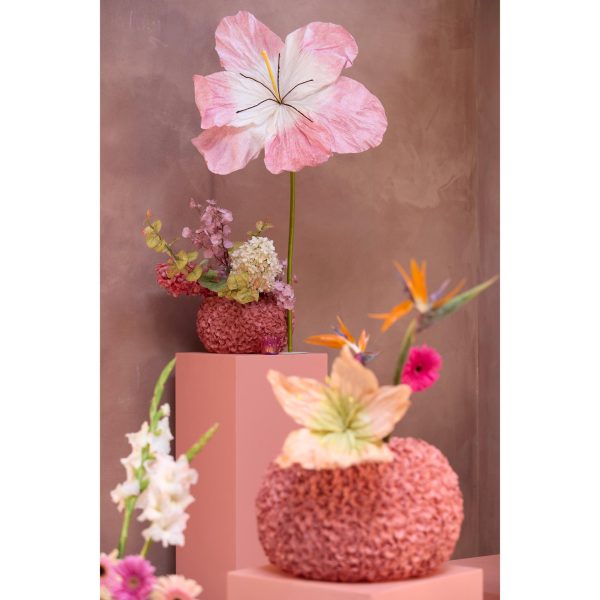 light & living vaas phylia - koraalrood - Ø38cm - Afbeelding 3