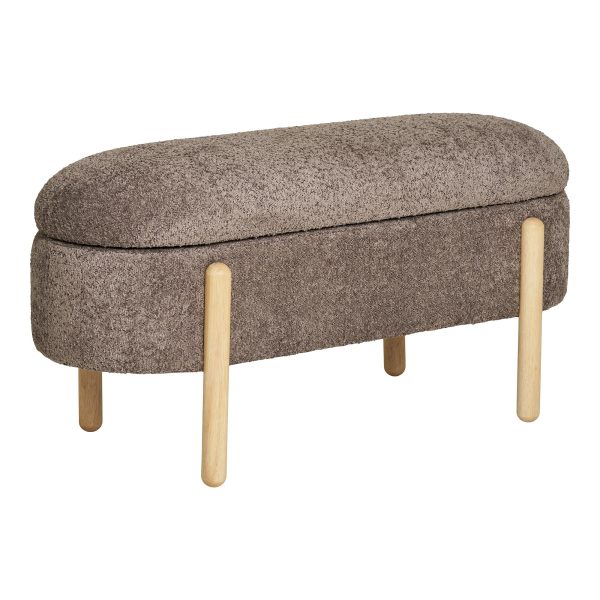 house nordic branca bankje - bruin - Afbeelding 3