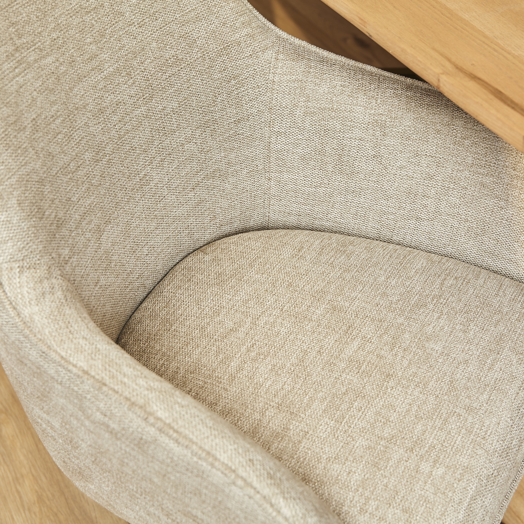 starfurn draaistoel jens - beige - set van 2 - Afbeelding 4