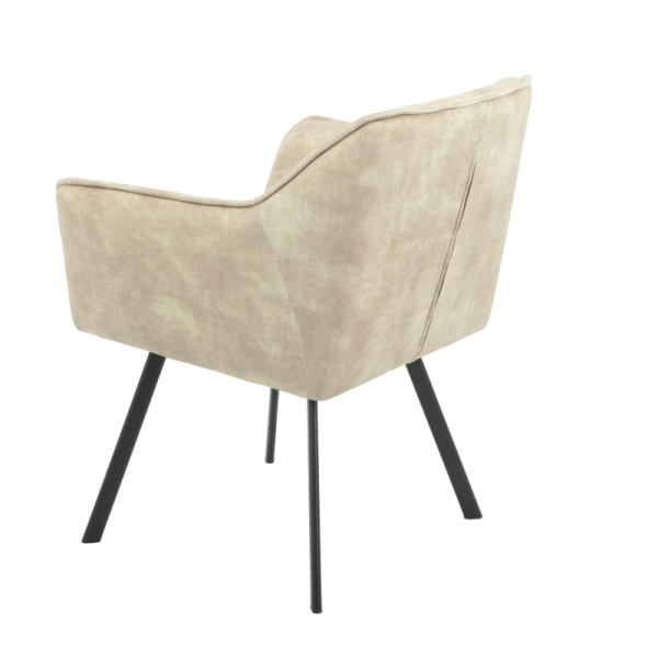 starfurn eetkamerstoel emma - taupe - Afbeelding 5