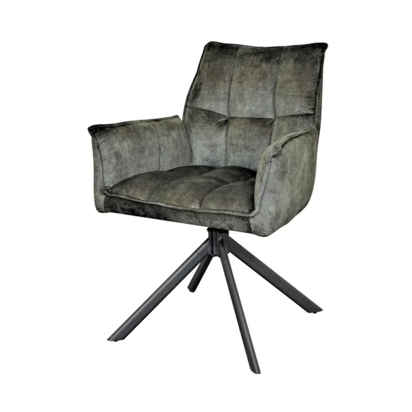 starfurn draaistoel dani - hunter green - set van 2 - Afbeelding 6