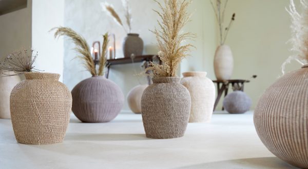 light & living vaas valerie - bruin - Ø35cm - Afbeelding 6