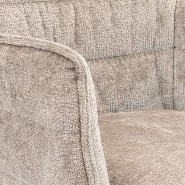 kick eetkamerstoel goos - grijs / beige - Afbeelding 8