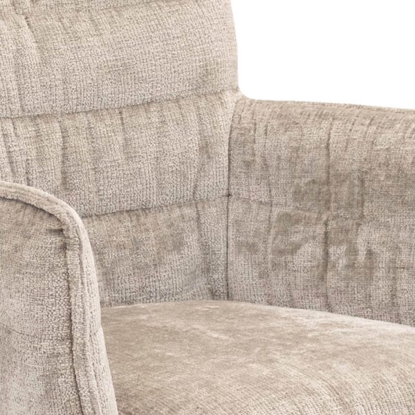 kick eetkamerstoel goos - grijs / beige - Afbeelding 10